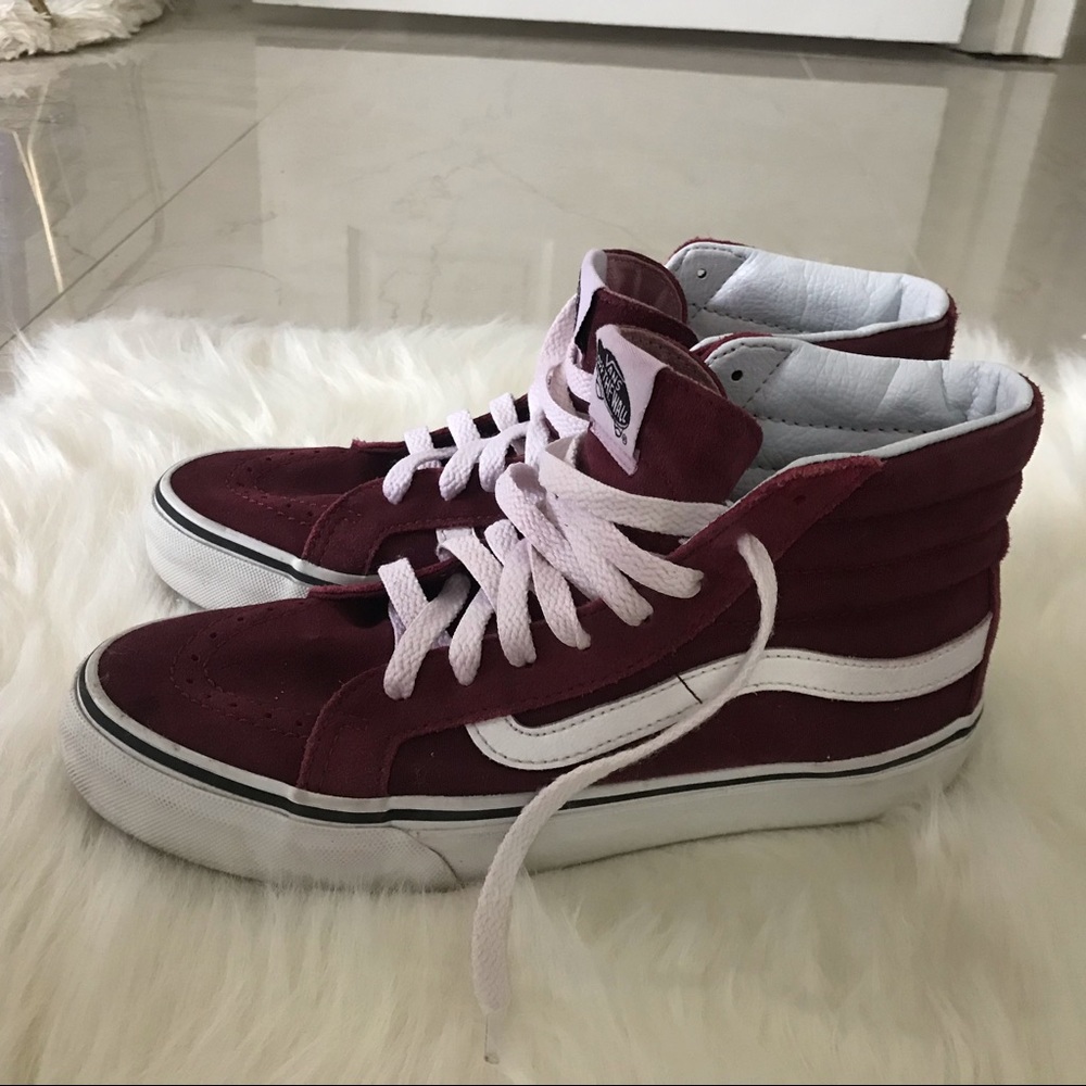 SOLD ❌❌❌ high red vans size 7